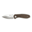 EIKONIC Knife Company Kasador Folding Knife, 2.7in, D2 Steel w/ Rockwell Hardness of 59-60, Micarta Handle, Satin/Brown, 331SBR