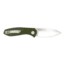 EIKONIC Knife Company Kasador Folding Knife - Designed by Jonas Iglesias, 2.7in, D2 Steel w/ Rockwell Hardness of 59-60, Micarta Handle, Satin/Green, 331SGN