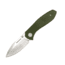 EIKONIC Knife Company Kasador Folding Knife - Designed by Jonas Iglesias, 2.7in, D2 Steel w/ Rockwell Hardness of 59-60, Micarta Handle, Satin/Green, 331SGN