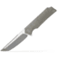 EIKONIC Knife Company Tsuru 3.30 Folding Tanto Plain Satin 154CM SS Blade, 4.20 Green Canvas Micarta Handle, TS8SG