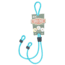 EK Ekcessories Spec Cats Eyewear Retainer-Light Blue