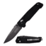 Elite Tactical 8in Folding Knife, 3,5 in, 8Cr13 Stainless Steel, Drop Point, Not Serrated, Black, ET-1016DB-SO
