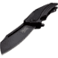 Elite Tactical Parallax Manual Folding Knife, 3.5in, Stainless Steel D2, Drop Point, Black, G10 Handle, ET-FDR005BK