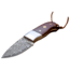 Elk Ridge Drop Point Fixed Blade Knife, 2.25 in, Damascus Steel, Rose Wood, ER-111RDM