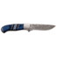 Elk Ridge Drop Point Fixed Blade Knife, 3.75 in, 3Cr13 Stainless Steel Stainless Steel, Blue, ER-200-20BL