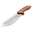Elk Ridge Drop Point Fixed Blade Knife, 4 in, 3Cr13 Stainless Steel Stainless Steel, Zebra Wood, ER-200-03D