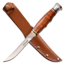 Elk Ridge Outskirt Fixed Blade Skinner Knife, 8Cr13 Stainless Steel, Drop Point, Light Brown, ER-200-30LBR