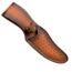 Elk Ridge Persian Fixed Blade Knife, 3 in, Damascus Steel, Brown, ER-299RDM