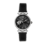 Empress Alouette Automatic Semi-Skeleton Leather-Band Watch, Black - Womens, EMPEM3404