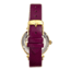 Empress Alouette Automatic Semi-Skeleton Leather-Band Watch, Fuschia - Womens, EMPEM3401