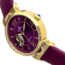Empress Alouette Automatic Semi-Skeleton Leather-Band Watch, Fuschia - Womens, EMPEM3401