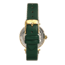 Empress Alouette Automatic Semi-Skeleton Leather-Band Watch, Green - Womens, EMPEM3403