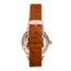 Empress Alouette Automatic Semi-Skeleton Leather-Band Watch, Light Brown - Womens, EMPEM3405