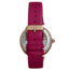 Empress Anne Automatic Semi-Skeleton Leather-Band Watch, Hot Pink, One Size, EMPEM3105