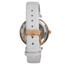 Empress Anne Automatic Semi-Skeleton Leather-Band Watch, White, One Size, EMPEM3104