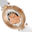 Empress Anne Automatic Semi-Skeleton Leather-Band Watch, White, One Size, EMPEM3104