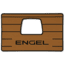 Engel Coolers SeaDekR Teak Pattern Non-Slip Marine Drybox Topper, SDUC30-GT
