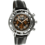 Equipe E802 Chassis Mens Watch - Black Strap, Silver Case, Rosegold/Black Dial