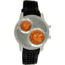 Equipe Q101 Octane Mens Watch - Black Strap, Silver Case, Orange Dials