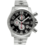 Equipe Q503 Hemi Mens Watch - Silver Case, Black Dial, Silver Bracelet