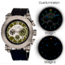 Equipe Tritium Stud Mens Watch, Black-Silver-Olive EQUET507