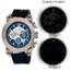 Equipe Tritium Stud Mens Watch, Black-Silver-Blue EQUET508