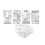 Esee Plastic 5-Card Set For Land Navigation NAV-CARD