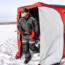 Eskimo 3HD, Pop-Up Portable Shelter, No-Trip Door, Red/Black, 3-Person, 46075