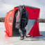 Eskimo 6HD, Pop-Up Portable Shelter, No-Trip Door, Red/Black, 6-Person, 46076