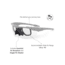 ESS Craftsman CrossBladeNARO Sunglasses, Carbon Gray Frame, Mirrored Brass Lens, Medium/Small, EE9034-21