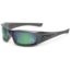 ESS Waterman 5B Sunglasses, Carbon Gray Frame, Polarized Mirrored Green Lens, Medium, EE9006-24
