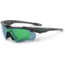 ESS Waterman CrossBladeNARO Sunglasses, Carbon Gray Frame, Polarized Mirrored Green Lens, Medium/Small, EE9034-20