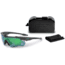 ESS Waterman CrossBladeSTD Sunglasses, Carbon Gray Frame, Polarized Mirrored Green Lens, Large, EE9032-29