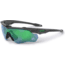 ESS Waterman CrossBladeSTD Sunglasses, Carbon Gray Frame, Polarized Mirrored Green Lens, Large, EE9032-29