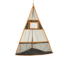 Laundry Basket with Mirror-Orange