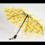 EuroSCHIRM Dainty Automatic Umbrella, Yellow Squares, Yellow, 2 Year MFG Warranty, ESC-06816