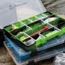 Evolution Outdoor 3600 Fishing Drift Series Colored Tackle Tray, Green/Black, 3600, 36004-EV