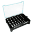 Evolution Outdoor Ballistix Hangr 3.7D, Black clear, 3700 sz tackle tray, BLXHGR37