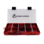Evolution Outdoor Drift Series 3500 Colored Tackle Tray, Red/Black, 3500, 35018-EV
