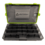 Evolution Outdoor Fishing 4 Latch 3700 Waterproof Tackle Tray, 2 pack, Smoke/Black/Green, 3700, 31016-EV