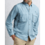 ExOfficio Air Strip Long Sleeve Shirt - Men's, Blue Lead, Medium, 10012035-9350-M