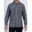 ExOfficio Air Strip Long Sleeve Shirt - Men's, Dk Pebble, Medium, 10012035-9420-M