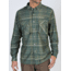 ExOfficio Air Strip Macro Plaid Long Sleeve Shirt - Men's -Ponderosa-Large