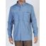 Air Strip Micro Plaid Long Sleeve Shirt - Mens-Galaxy-Small