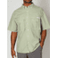 Air Strip Micro Plaid Short Sleeve Shirt - Mens -Olive-Small