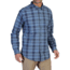 Arabica Plaid Long Sleeve Shirt - Mens -Navy-Large