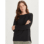 ExOfficio BA Wanderlux Crew LS - Womens, Black, Extra Small, E12445-9999-XS