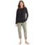ExOfficio BA Wanderlux Crew LS - Womens, Black, Extra Small, E12445-9999-XS