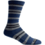 ExOfficio BugsAway Sol Cool Crew Sock - Men's-Navy Stripe-S/M
