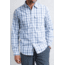 ExOfficio BugsAway Sol Cool Plaid Long Sleeve Shirt - Men's-Blue Lake-Small